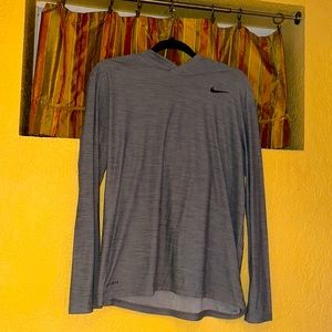 Nike men’s Dri-fit size medium pull over with hood